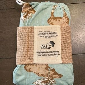 NEW with tags Milkbarn one piece 3-4 years bamboo pajamas